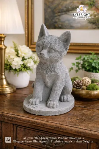Product image of the product “Poppie - Cat, 20 cm H | cast stone ”
